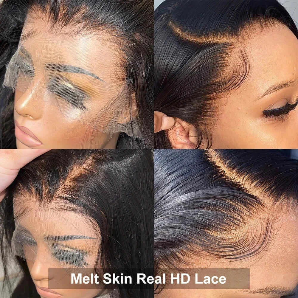 360 Full Lace Wig Human Hair Pre Plucked Bone Straight Lace Fronta Wigs Glueless Hd Lace Frontal Wig Human Hair Wigs For Women