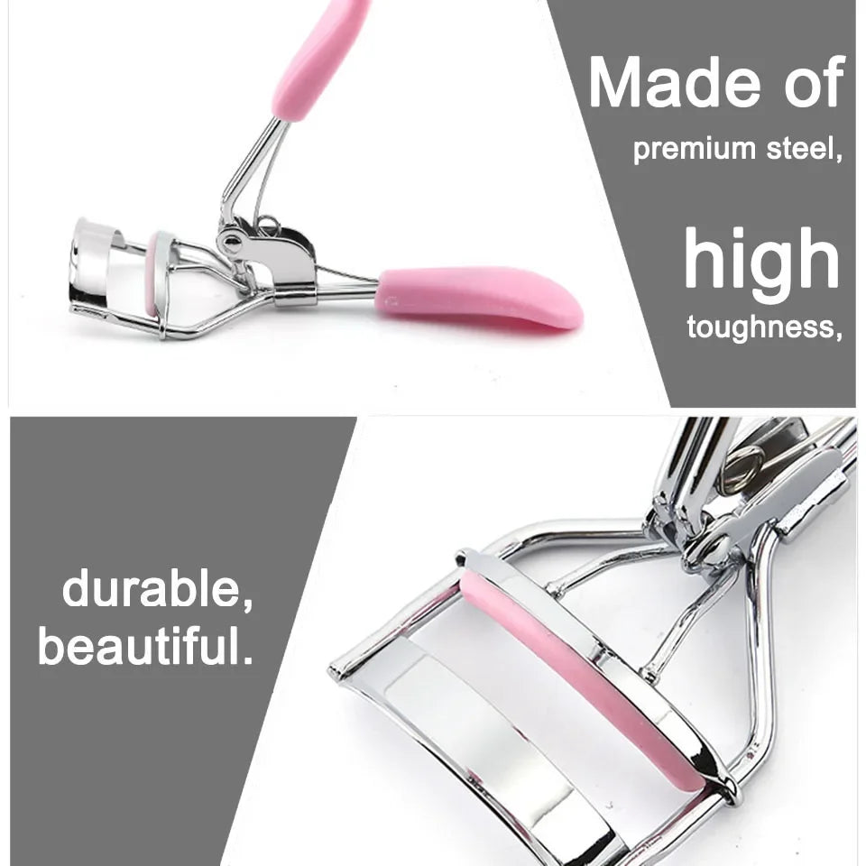 Eyelashes Curler Women Handle Eyelash Curling False Eyelash Curler Clip Beauty Makeup Tool
