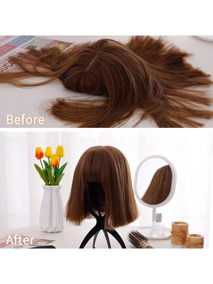 Wig Diaplay Stands Plastic Hat Display Wig Head Holder Mannequin Stand Portable Folding Flexible Plastic Wig Stand