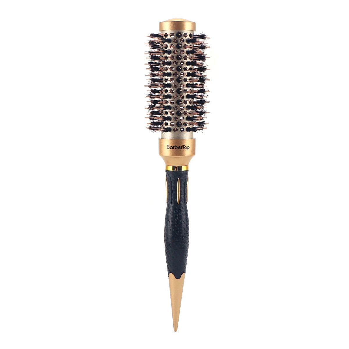 New Handle Round Rolling Brush Straight Twill Hair Comb Boar Bristle Round Barrel Hair Curling Brush Hairdressing Styling Tool