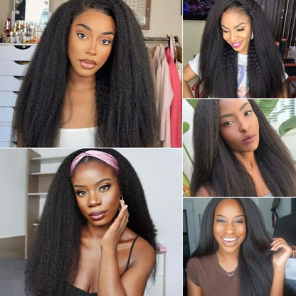 30 Inch Kinky Straight Bundles Human Hair Brazilian Natural Black Yaki Hair 1/3/4 Bundles Deal Yaki Straight Human Hair Bundles