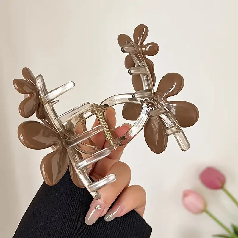 1 elegant floral hair clip for women - perfect for fixing half height hairstyles, decorating wigs, and fashionable hair clips