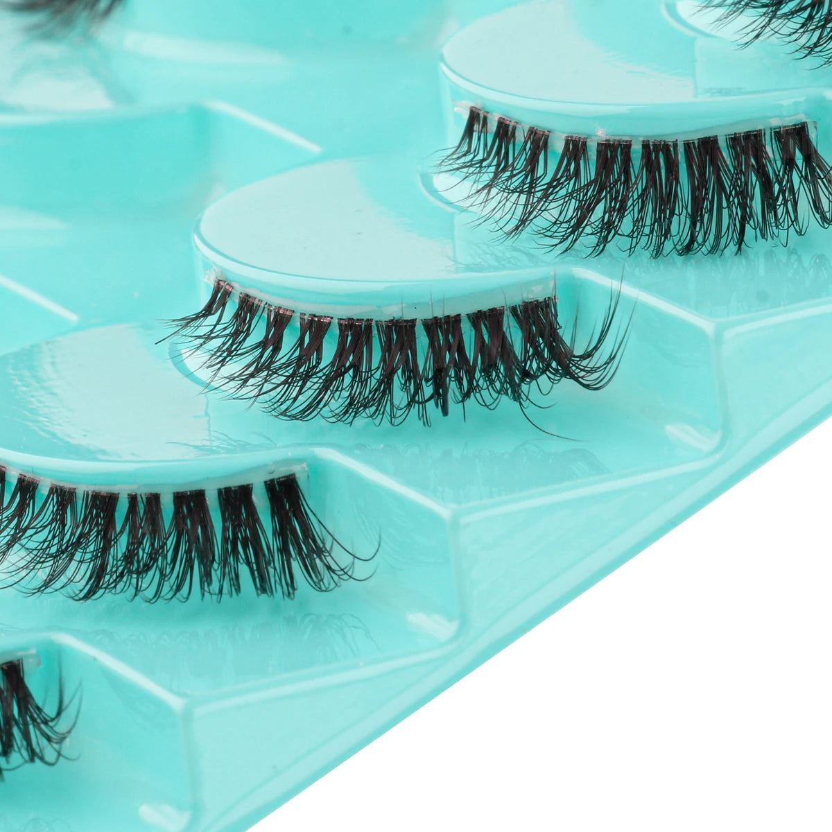 3D Mink Lashes 3/10 Pairs Cat Eye Half Lashes Natural Long False Eyelashes Strip Makeup Soft Fake Eyelash Extension Make Up Tool