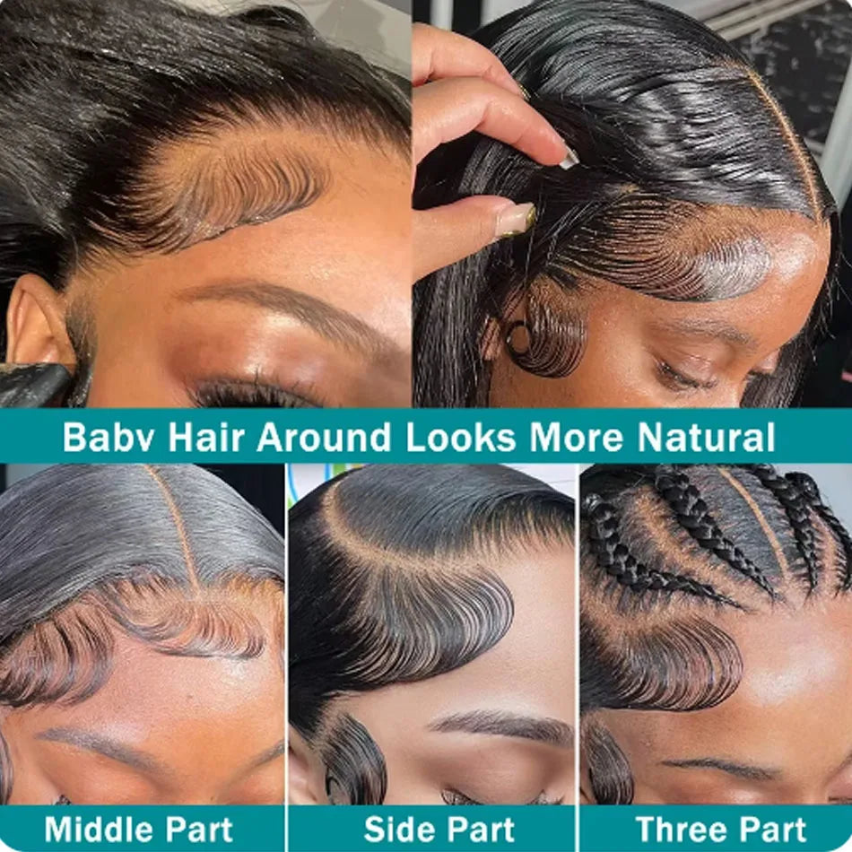 Mongolian Kinky Curly Wig Human Hair 13x4 Curly Lace Front Human Hair Wigs Deep Curly Lace Closure Wig For Women 180 Density