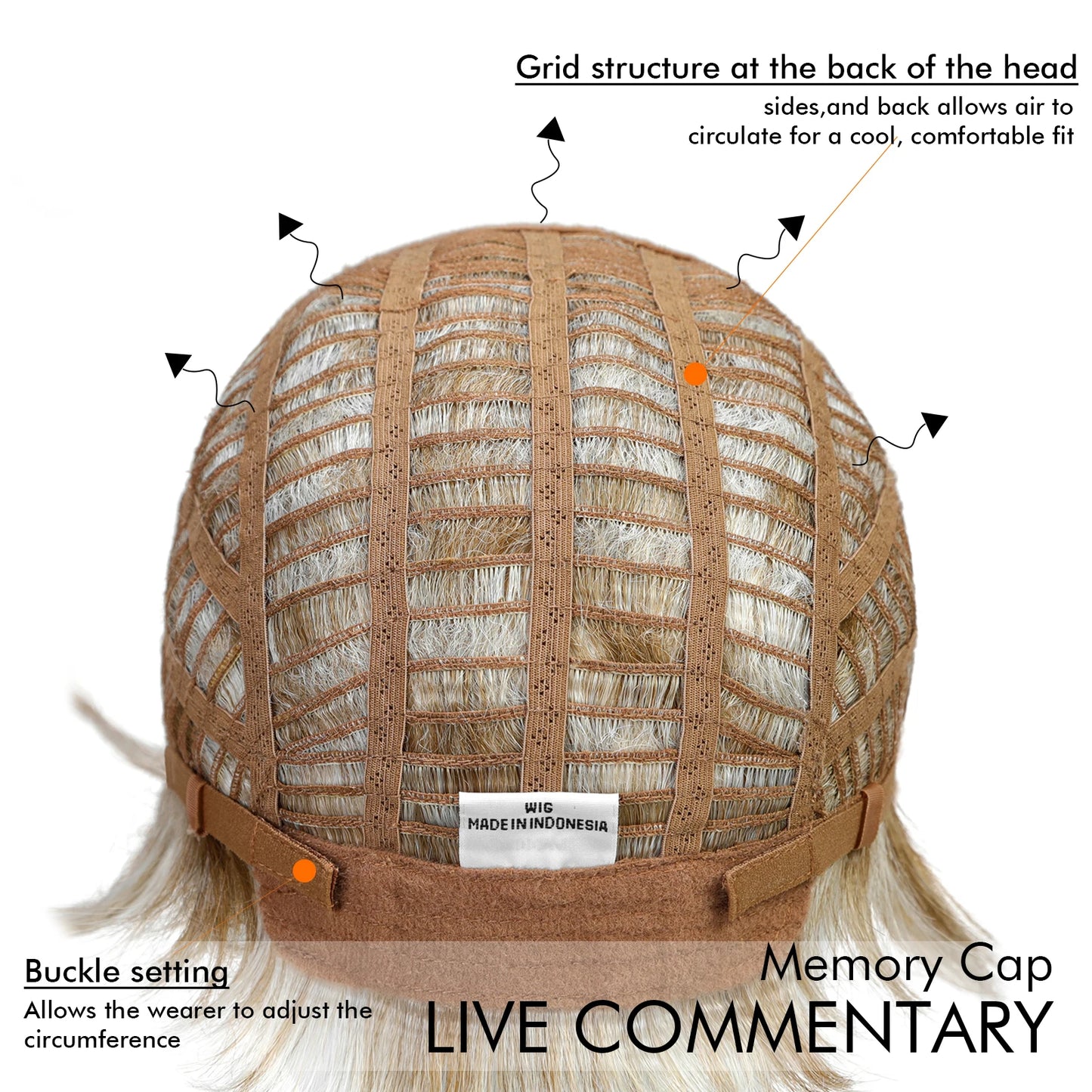 MONO Lace Frontal Synthetic Wigs Light Brown Blonde Hair Middle Length Straight Layered Wigs for White Women Daily 16inches Hair