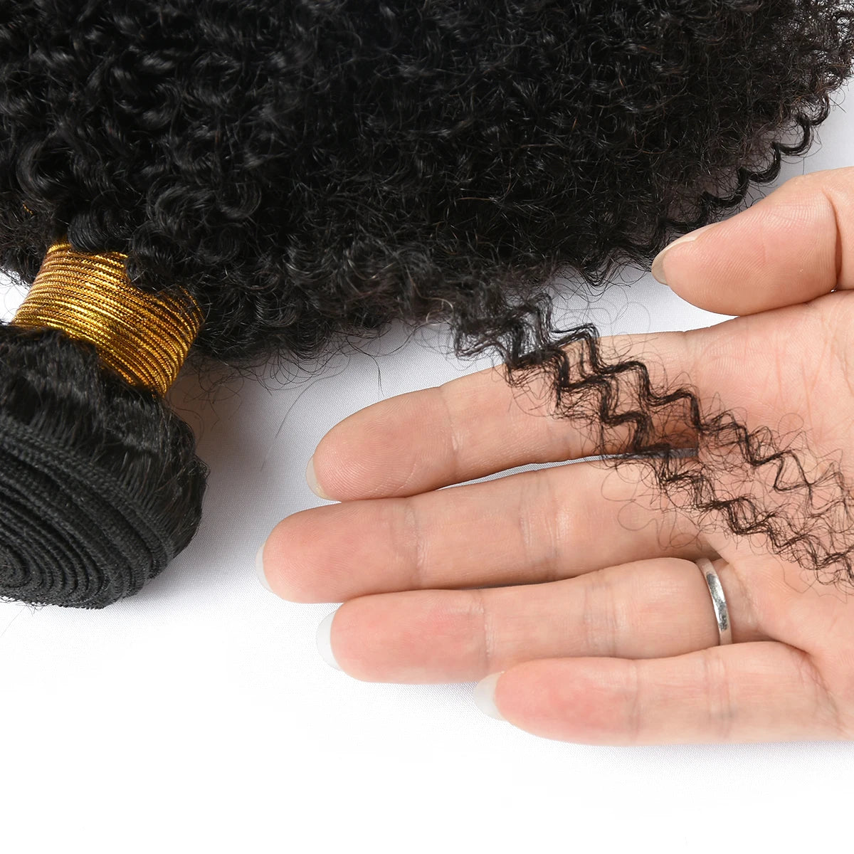 Mongolian Afro Kinky Curly Hair Bundles 8-28 inch 100% Human Hair Bundles 1/3/4 pcs Lots Remy Hair Weaves Short Curly Hair