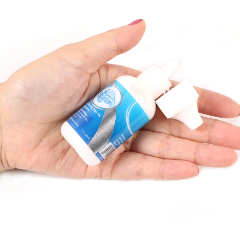 Lace Front Wig Glue Extra Hold Waterproof 38ml Super Bonding Adhesive Glue For Wig Cap 1Pcs Hair Glue Hair Styling Tools 1.3Oz