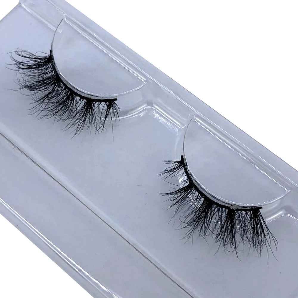 Bulk 3D Faux Mink Eyelashes Natural Thick Long False Eyelashes Wholesales Dramatic Fake Lashes Makeup Extension Eyelashes