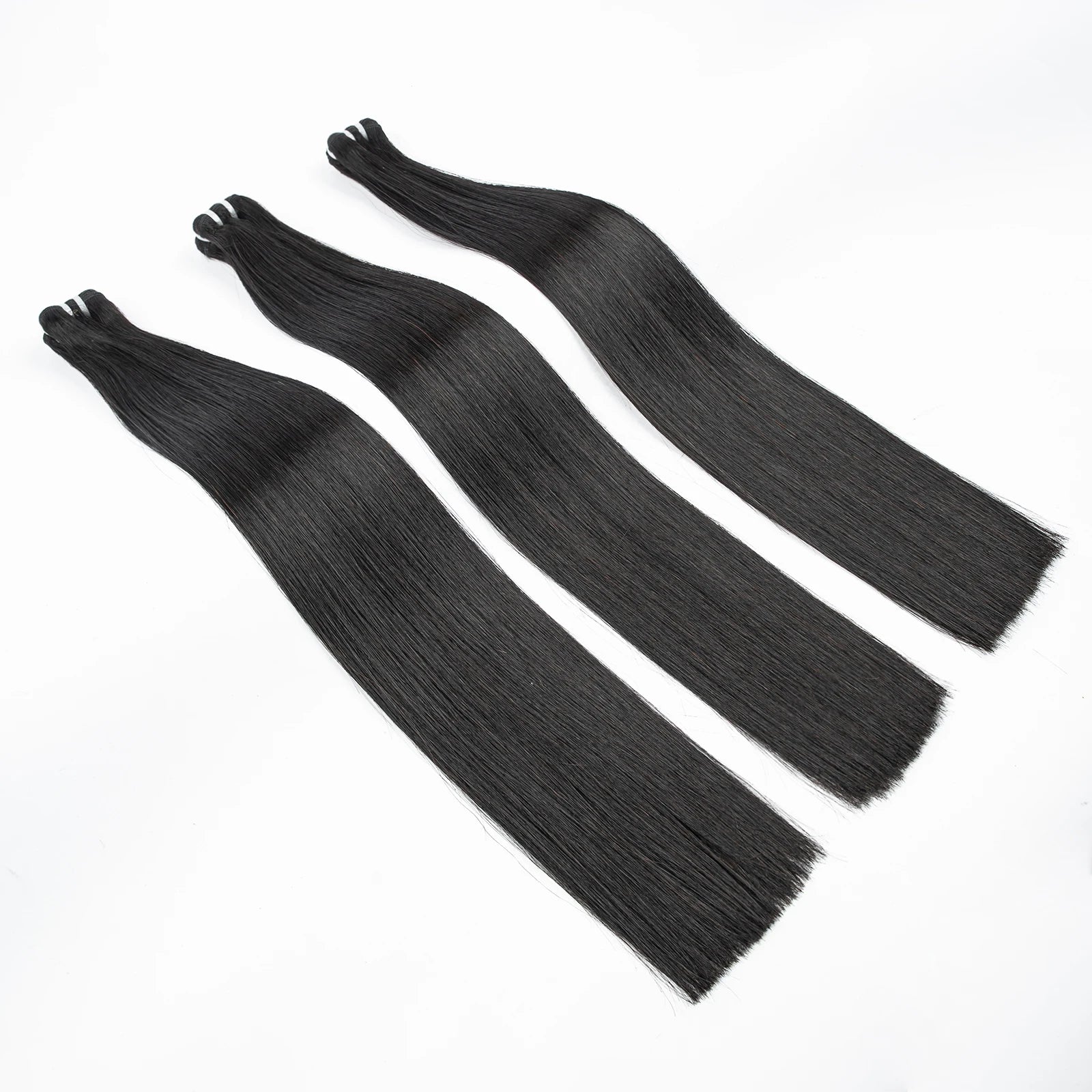 16A Double Drawn Vietnamese Bone Straight Bundles with 13x4 Lace Frontal 100% Raw Human Hair Bundle with 2x6/5x5 HD Lace Closure
