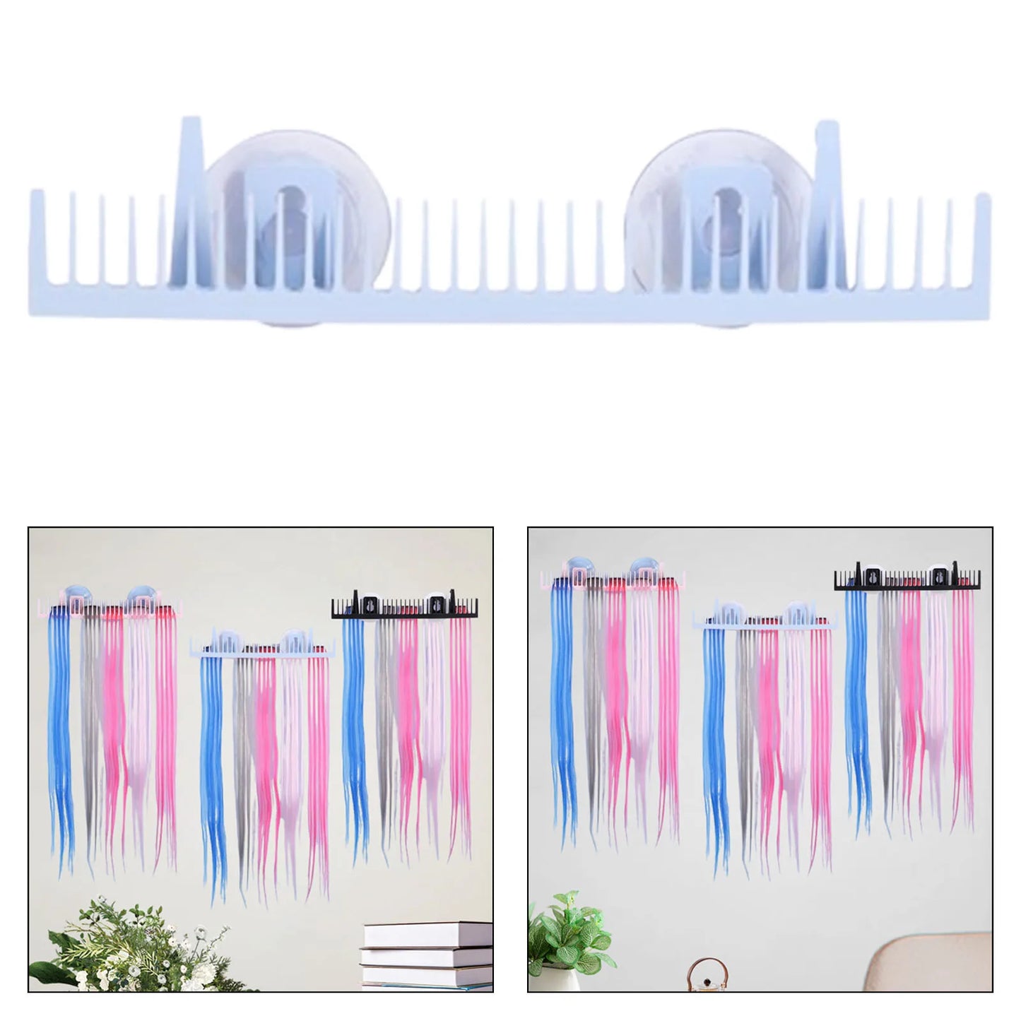 Wig Storage for Multiple Wigs Wig Stand Wig Hanger Holder Wigs Hair Holder for Salon Hair Extensions Home Styling Wig Travel Use