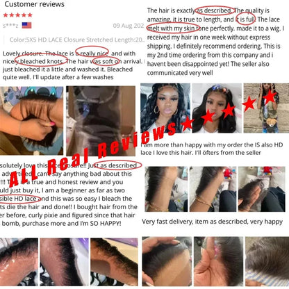 13x6 HD Lace Frontal Closure Melt Skin Invisible HD Transparent Lace 5x5 6x6 7x7 HD Closure Only Virgin Human Hair Pre Plucked