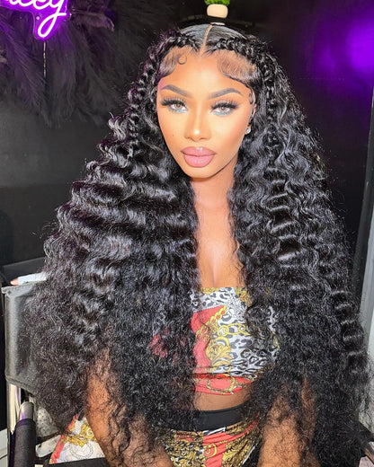 Peruvian 10A  Water Wave Bundles Unprocessed Curly Human Hair Bundles Weave Remy Water Wave Hair Extensions No Tangle 12-30