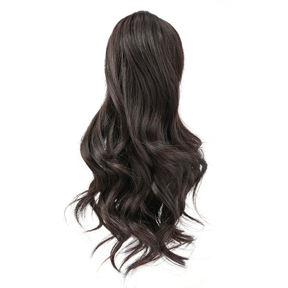 Ponytail Extension Synthetic Hair 10" Claw Clip in Short Curly Wavy Ponytail Hairpiece for Women Girls Daily Use