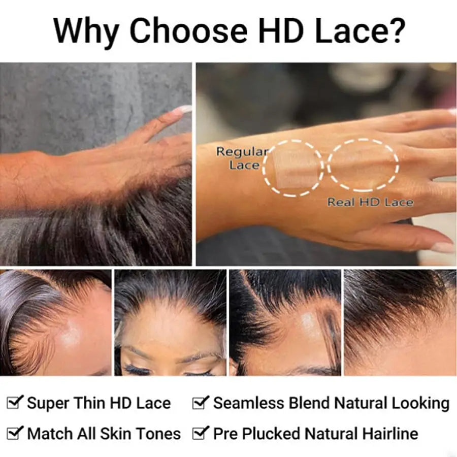 16A Double Drawn Vietnamese Bone Straight Bundles with 13x4 Lace Frontal 100% Raw Human Hair Bundle with 2x6/5x5 HD Lace Closure