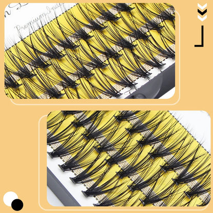 Moonlily Soft Mink Silk 20D/30D/40D Lashes Cluster Eyelash Extension Natural Long 3D Volume Effect Faux Bunche Individual Makeup