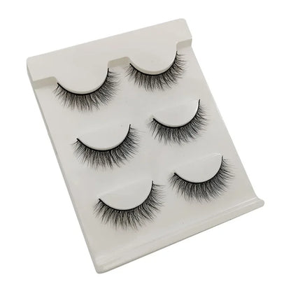 Cat Eye Lash 3/5/10 Pairs Half Lashes Natural Long False Eyelashes Wispy 3D Mink Lashes Volume Faux Cilios Extension Makeup Tool