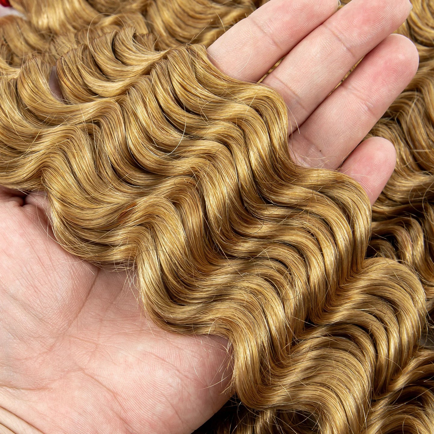 Deep Wave Bulk Human Hair for Boho Braids No Weft 100% Virgin Human Hair Bulk for Braiding Curly Extension Bundles for Women