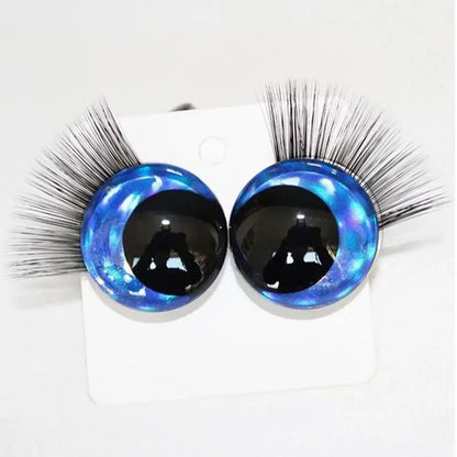 New Doll 1pair for Blythe False Eyelashes Black DIY Toy Eyelashes 9-30mm Making Repair Doll Pretend Play Toy Doll