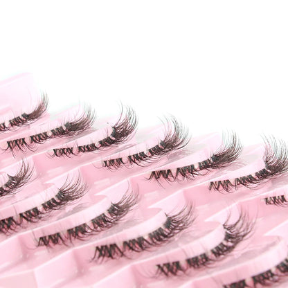 Natural Short False Mink Lashes 3/5/10 Pairs Extensions Eye Hair False Eyelashes 3D Faux Cils Soft Fluffy Eye Lashes for Beauty