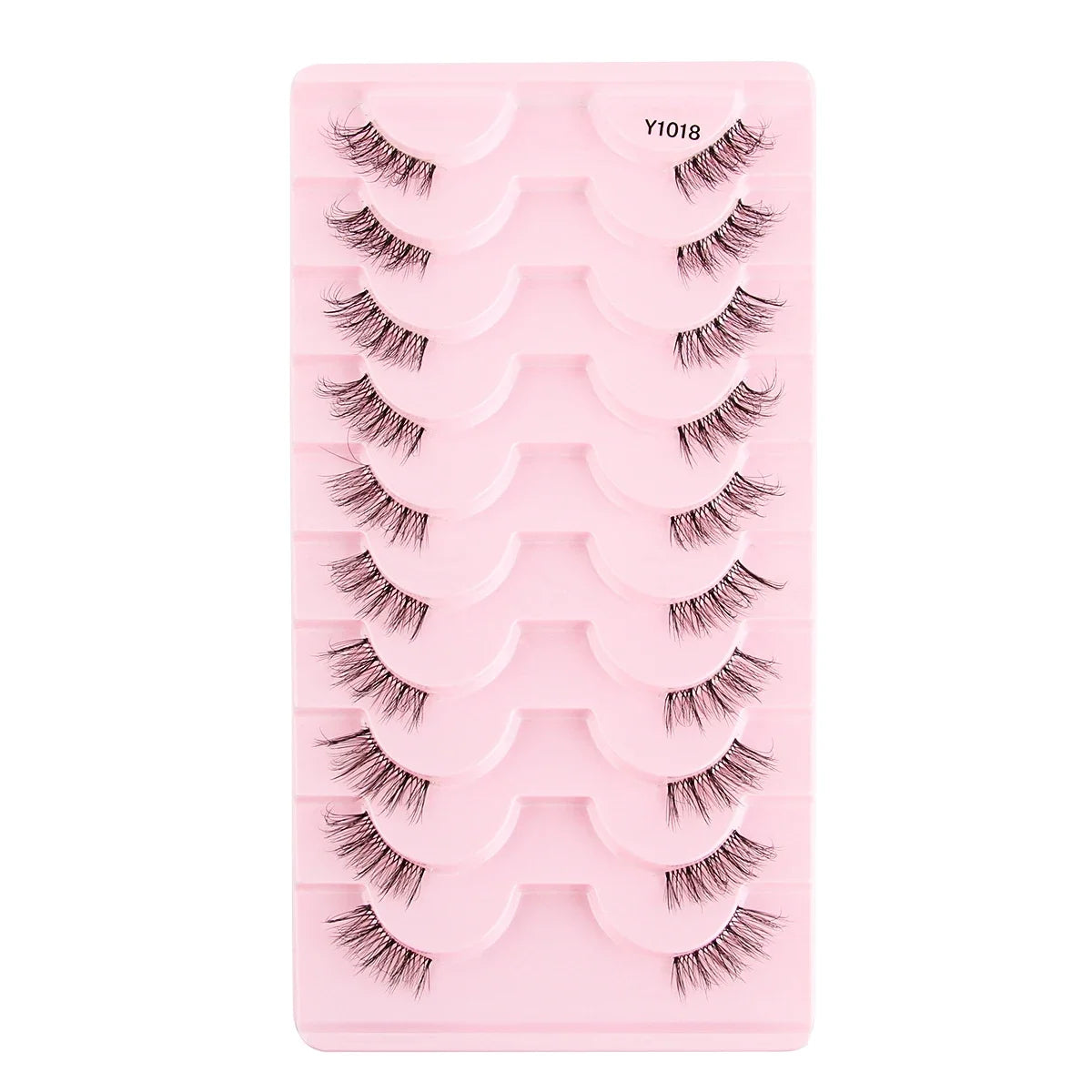 Cat Eye Lash 3/5/10 Pairs Half Lashes Natural Long False Eyelashes Wispy 3D Mink Lashes Volume Faux Cilios Extension Makeup Tool