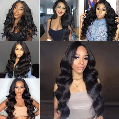 360 Full Lace Frontal Human Hair Wigs For Women Brazilian Body Wave 13x4 13x6 Transparent Lace Front Human Hair Wig Pre Plucked