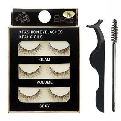 Eyelashes 3d mink lashes natural long make up false eyelashes eyelash brushes makeup eye lashes tweezers 3d lashes maquiagem