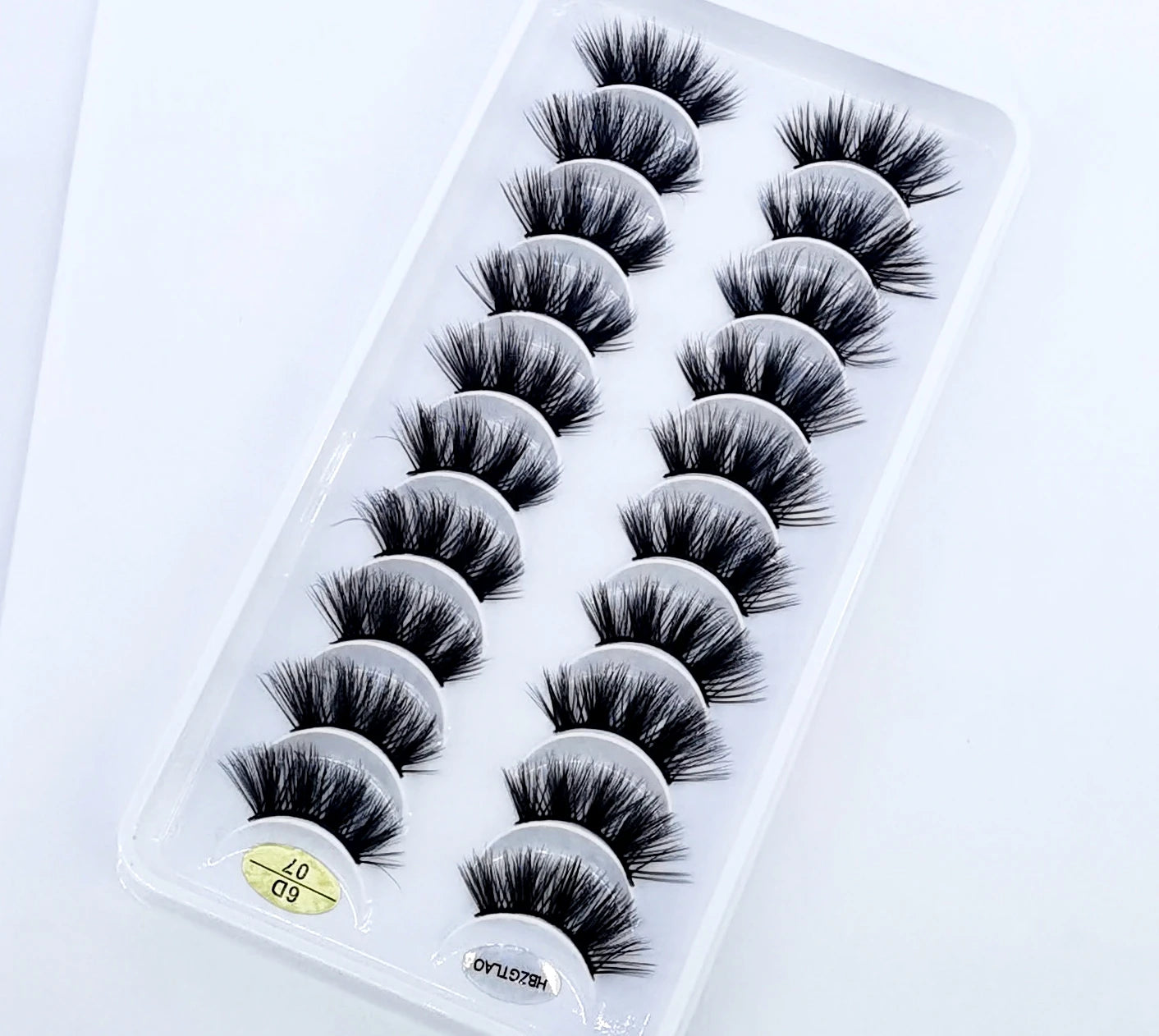 New 10 Pairs Crisscross Half Eye Lashes Natural False eyelashes Handmade 3D Mink Lashes Makeup Tools Reusable Eyelash Extension