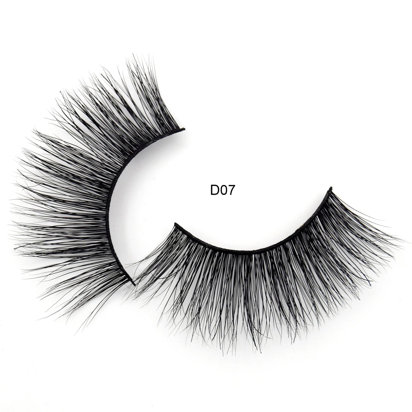 Visofree Mink Eyelashes 3D Mink Lashes Thick Crisscross Winged Eyelashes Cruelty Free Mink 1 Pair/box False Lashes D22