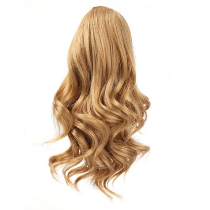 Ponytail Extension Synthetic Hair 10" Claw Clip in Short Curly Wavy Ponytail Hairpiece for Women Girls Daily Use