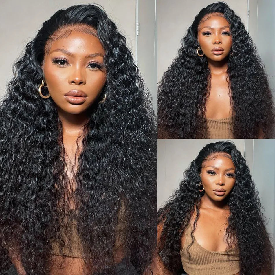 Loose Deep Wave 13x6 Lace Frontal Wig Human Hair Wigs Women Raw Indian 30 Inch Lace Front Wig 5x5 Lace Closure Wig