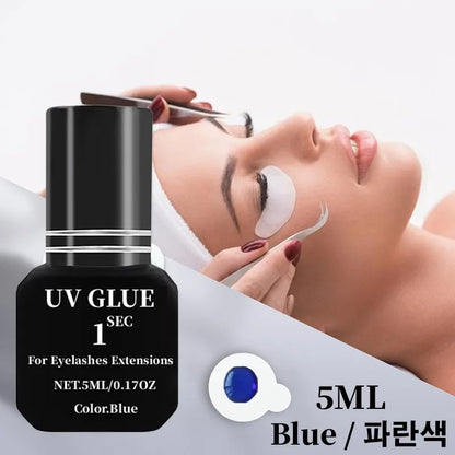 UV Lashes Glue For Eyelashes Extension Adhesive Gel Waterproof Lasting 1S Quick Dry Adhesive No Irritant Korean Makeup Tools