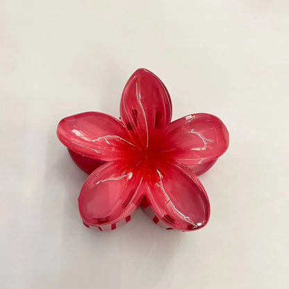 NewFlower Shape Hair Claw Clips for Women Girls Barrette Crab Claw Clip Ponytail Hairpins Bath Beach Headwear Hair Accessories