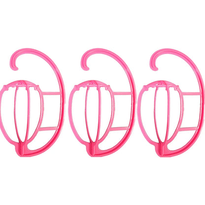 Hanging wig stand, wig holder for multiple wig stands, for hair extensions, wigs and accessories (3 pcs.)