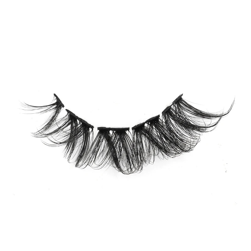 Natural Short False Mink Lashes 3/5/10 Pairs Extensions Eye Hair False Eyelashes 3D Faux Cils Soft Fluffy Eye Lashes for Beauty
