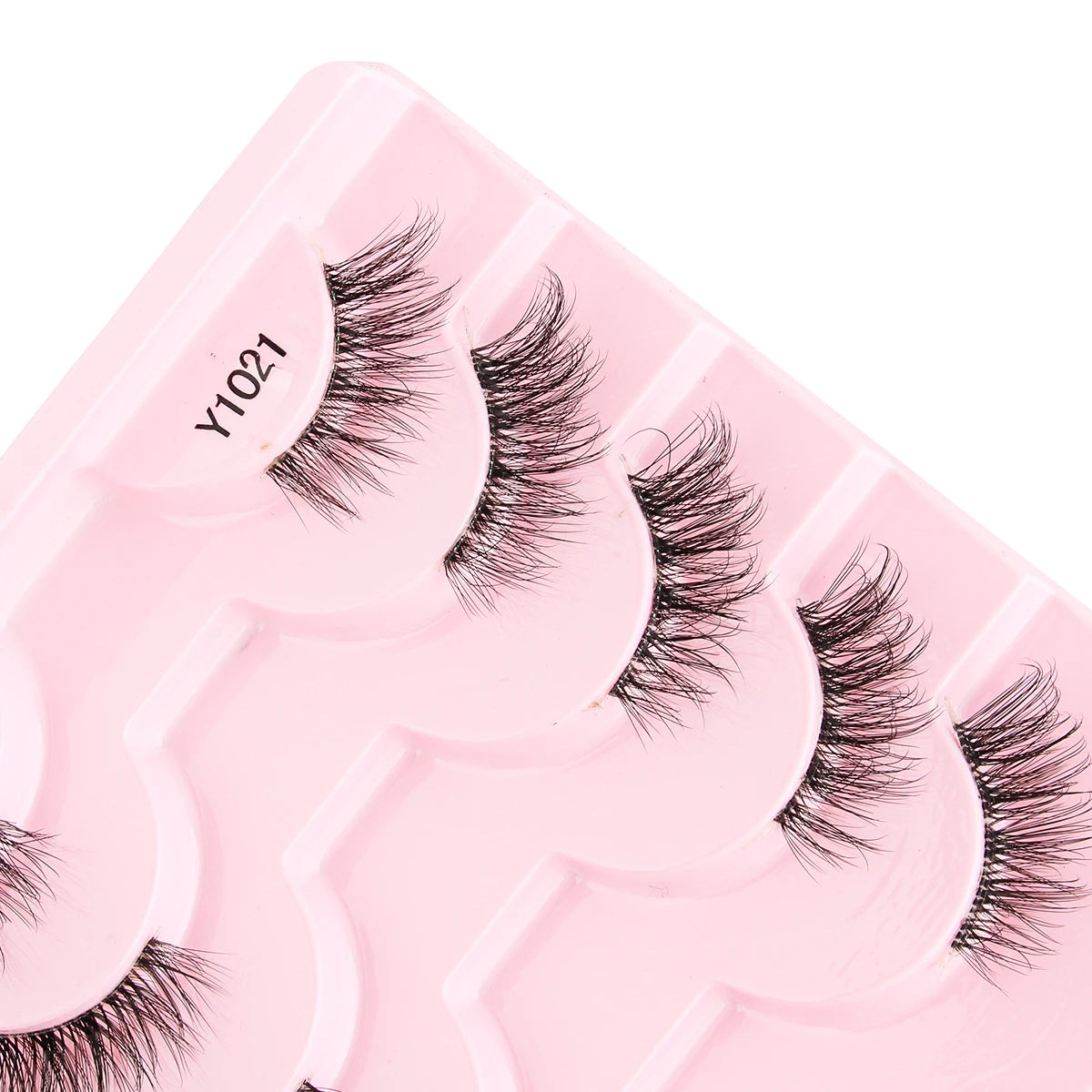 Cat Eye Lash 3/5/10 Pairs Half Lashes Natural Long False Eyelashes Wispy 3D Mink Lashes Volume Faux Cilios Extension Makeup Tool