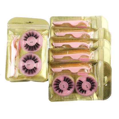 3D Mink Lashes Wholesale Natural Wispy False Eyelashes Makeup Beauty Soft Lashes in Bulk Long Lasting Volume Cilia Mink Eyelash