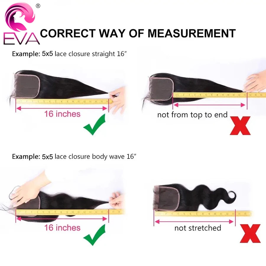 Invisible 5x5 HD Lace Closure Melt Skin Pre Plucked HD Transparent Lace Straight 6x6 7x7 HD Lace Closures Only 100% Human Hair