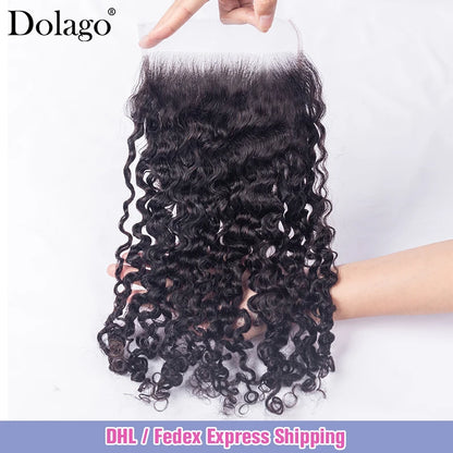 2x6 4x4 5x5 6x6 HD Lace Closure With Bundles Burmese Curly Human Hair Bundles With Closure Raw Weaves Human Hair With Closures