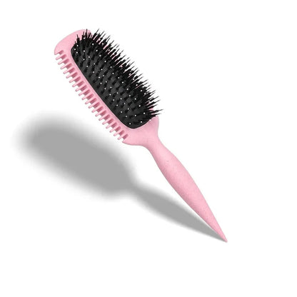 Styling Salon Curly Hair Styling Brush Curl Hair Brush for Combing and Shaping Men's and Women's Curls Reduce Pulling Tools