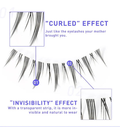 3D Lashes Premade Fan A/M Shape Spikes Cluster Eyelash Mix Extension Individual Makeup Super Natural Wispy DIY Premade Peduncle