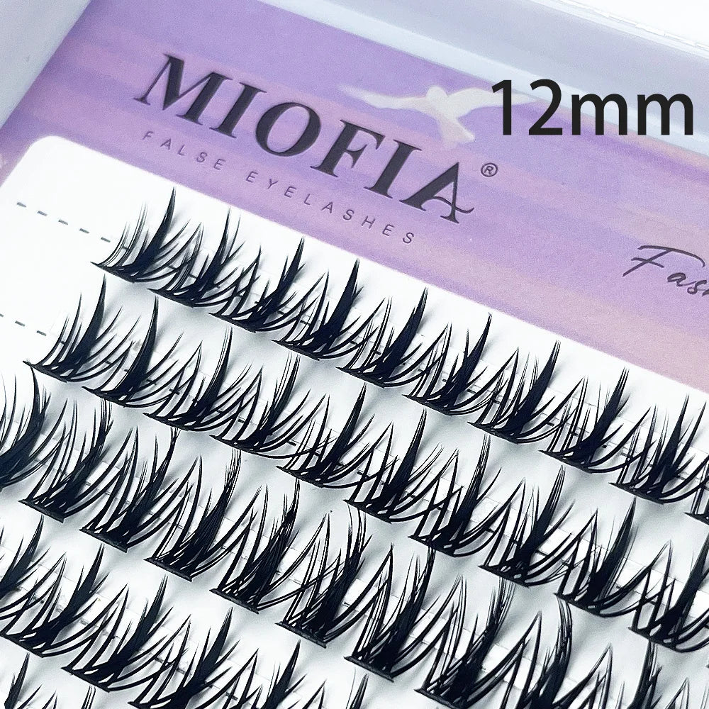 Mink eyelashes 1/box 80 bundle natural Russian 3D individual manga eyelash clusters extended Makeup tools wholesale lashes