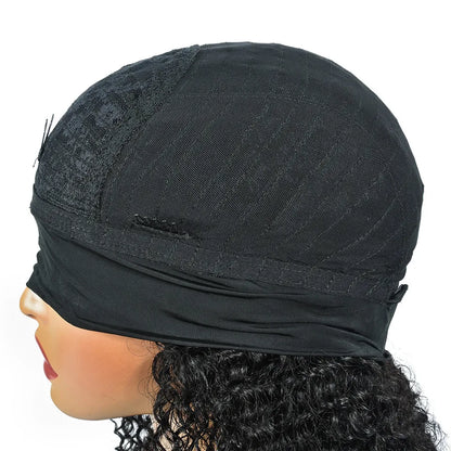 180% Kinky Curly Headband Wigs Glueless Curly Human Hair Wigs Kinky Curly Human Hair Wigs For Woman HairUGo