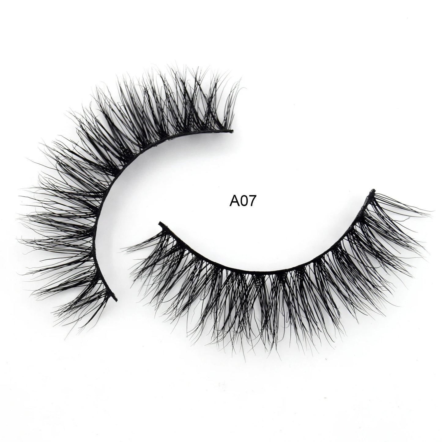 Visofree Mink Eyelashes 3D Mink Lashes Thick Crisscross Winged Eyelashes Cruelty Free Mink 1 Pair/box False Lashes D22