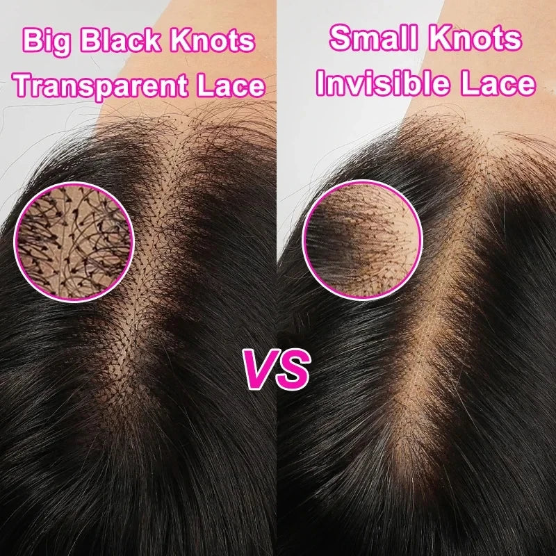 SKINLIKE Real HD Lace Frontal Melt Skins Deep Curly invisible HD Lace Closure Only 7x7 6x6 Deep Wave Curly Water Wave Human Hair