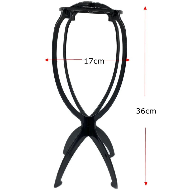 2 pcs stand 36cm Desk Stand Portable Wig Stand Wig Stands Portable Wig Hanger Salon Barber Hanging Hats Holder Display Stand