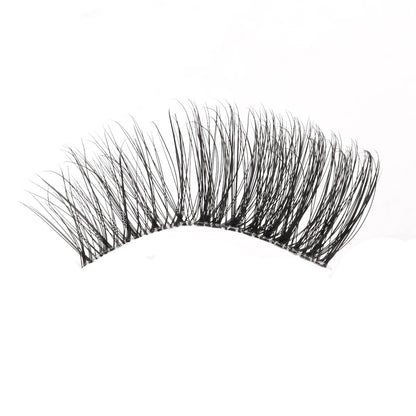 3D Mink Lashes 3/10 Pairs Cat Eye Half Lashes Natural Long False Eyelashes Strip Makeup Soft Fake Eyelash Extension Make Up Tool