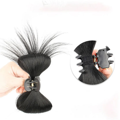 Elegant Feather Shaped Wig Hair Clip for Woemn Sweet Y2k Ponytail Clip Fashion Girl Wig Hair Clip