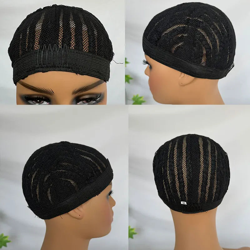 Braided Wig Cap For Crochet Hair Braids Breathable Cornrow Cap for Making Synthetic Wig Women Crochet Wigs 1 Piece