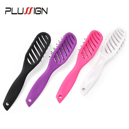 Salon & Home Use Anti Static Hair Brush Tangle Free Pocket Comb Hair Massage Scalp Brush Electric Ionic Styling Hairbrush