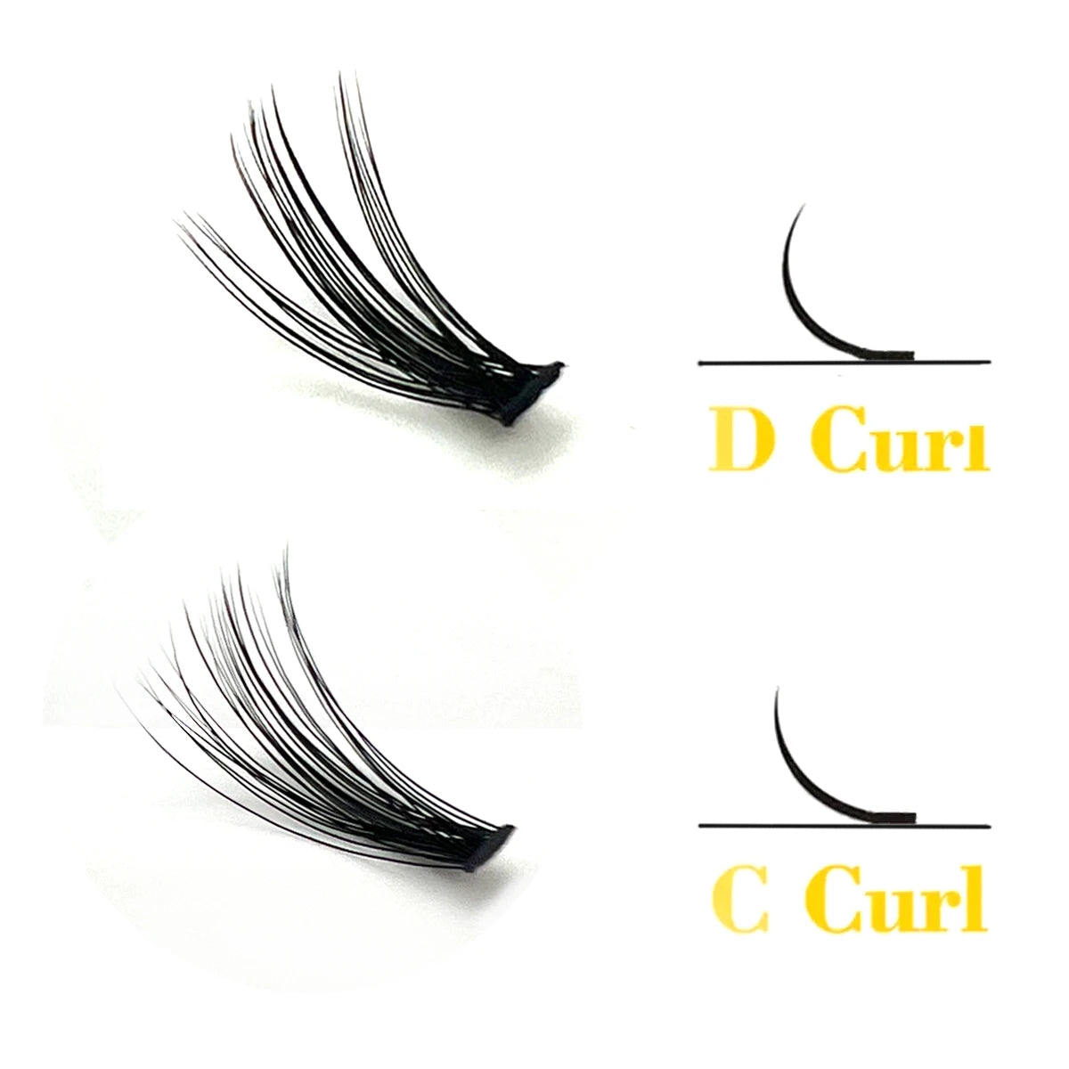 20D/30D Mink Eyelashes 1 Box/60 Bundles Natural Eyelash extension 3D Russia Individual Eyelash Cluster Makeup Tools Lashes Cilia